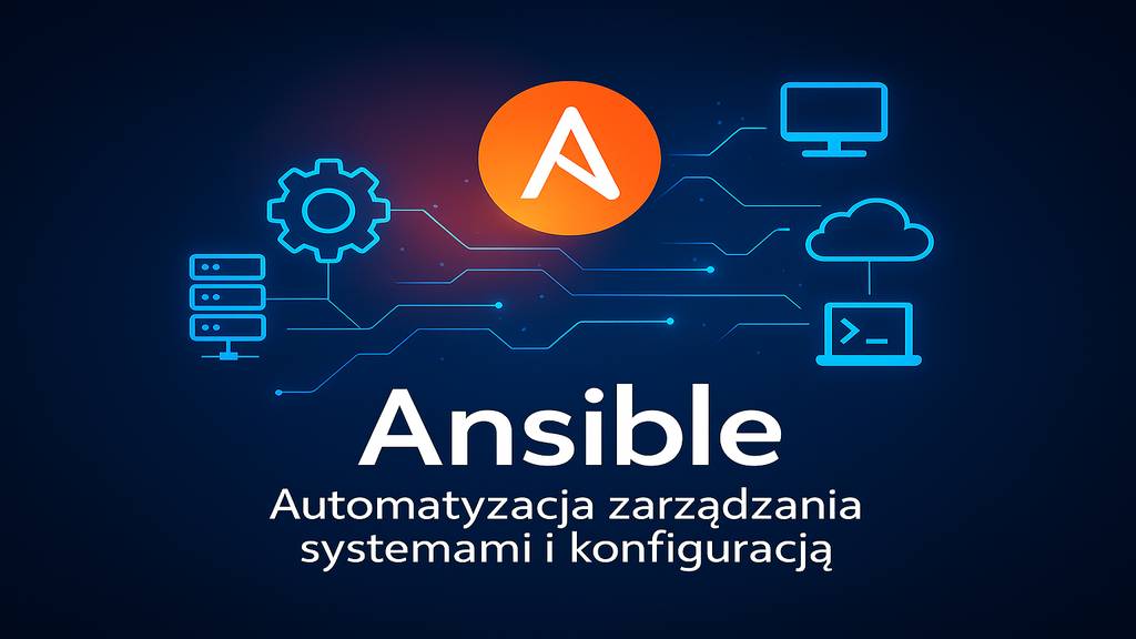 Grafika do materiałów o automatyzacji z Ansible
